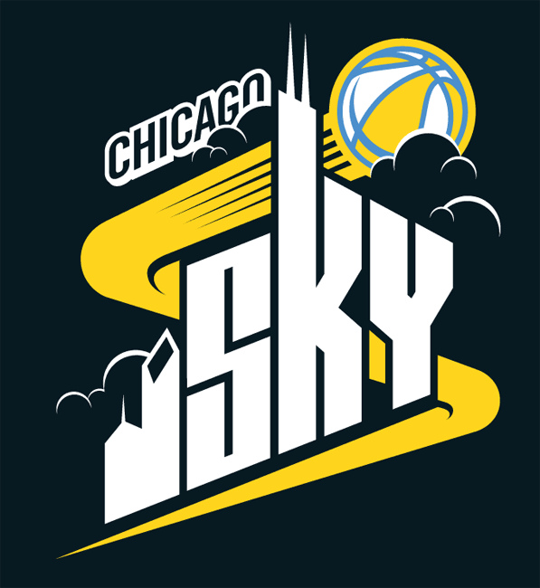 Chicago Sky 2006-Pres Alternate Logo v3 iron on transfers for T-shirts